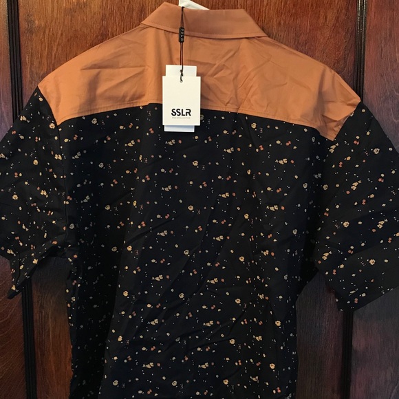 SSLR Men’s Collection Short Sleeve Button Down XL - Picture 4 of 4